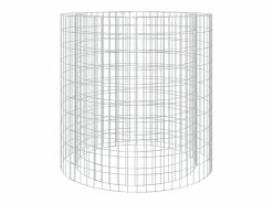 vidaxl Brasero * Brasero de gaviones hierro galvanizado Ø100 cm Plateado