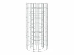 vidaxl Brasero * Brasero de gaviones hierro galvanizado Ø50 cm Plateado