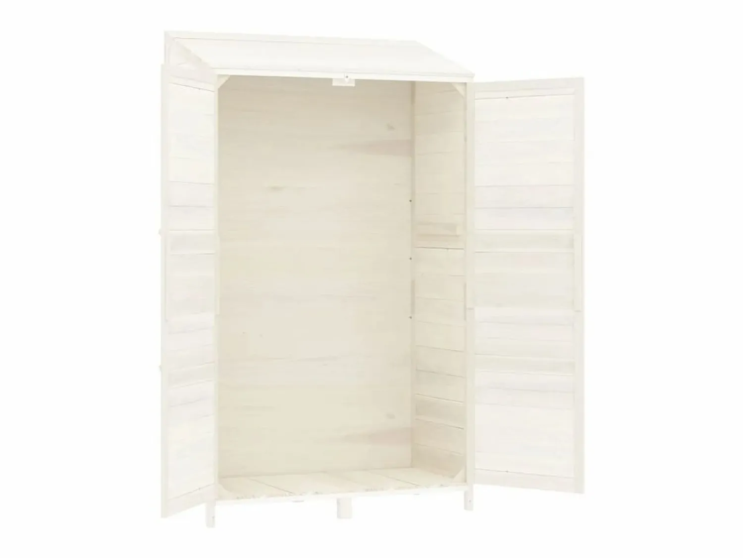 Bristol Cobertizo de jardín madera maciza abeto 102x52x174,5cm < Garden Furniture