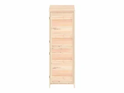 Bristol Cobertizo de jardín madera maciza de abeto 55x52x174,5 cm < Garden Furniture New