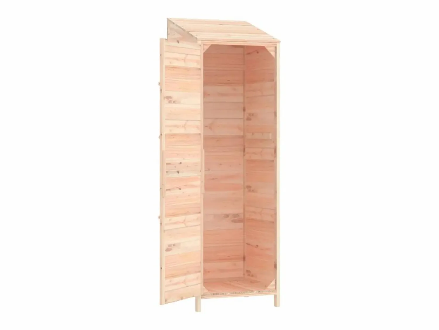 Bristol Cobertizo de jardín madera maciza de abeto 55x52x174,5 cm < Garden Furniture New