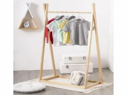 Burro De Ropa Tipi Infantil Organizador Melamina 79x126 cm Robe/Blanco < Atmosphera for Kids Clearance