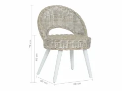 Conjunto Sofá Y Sillón | Butaca de ratán kubu SHL6030