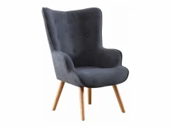 Butaca de 95x71x75 cm con reposabrazos en color y patas de madera marrones Dakota < Cambia tus muebles Clearance