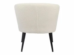 Butaca Melrose respaldo circular blanco 70x66x64 cm < ADEC