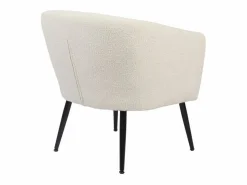 Butaca Melrose respaldo circular blanco 70x66x64 cm < ADEC