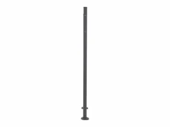 Buzón de acero inoxidable antracita moderno casillero de correo + soporte 120 cm < ML-DESIGN New