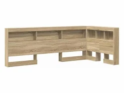 Cabecera de almacenamiento con estante Roble Sonoma 90 cm < Clicnbuy New