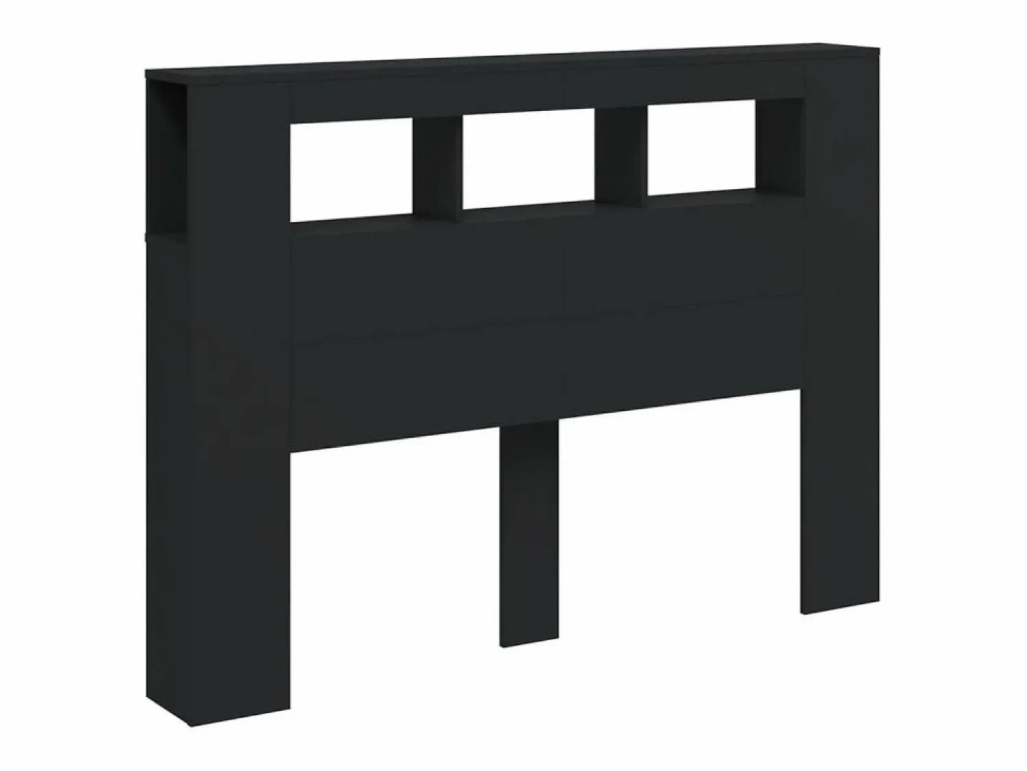 Cabecero con LED madera de ingeniería 140x18,5x103,5 cm < vidaxl New