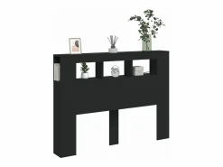 Cabecero con LED madera de ingeniería 140x18,5x103,5 cm < vidaxl New