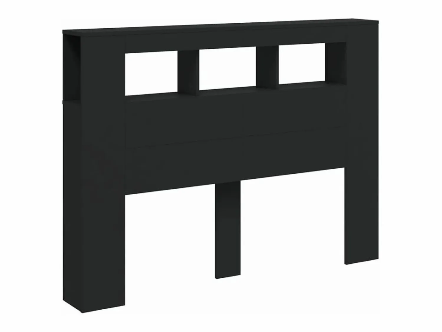 Cabecero con LED madera de ingeniería 140x18,5x103,5 cm < vidaxl New