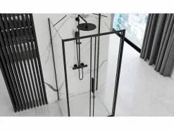 Cabina De Ducha Rapid Slide 100x80 Black < Rea New