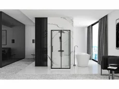 Cabina De Ducha Rapid Slide 100x80 Black < Rea New