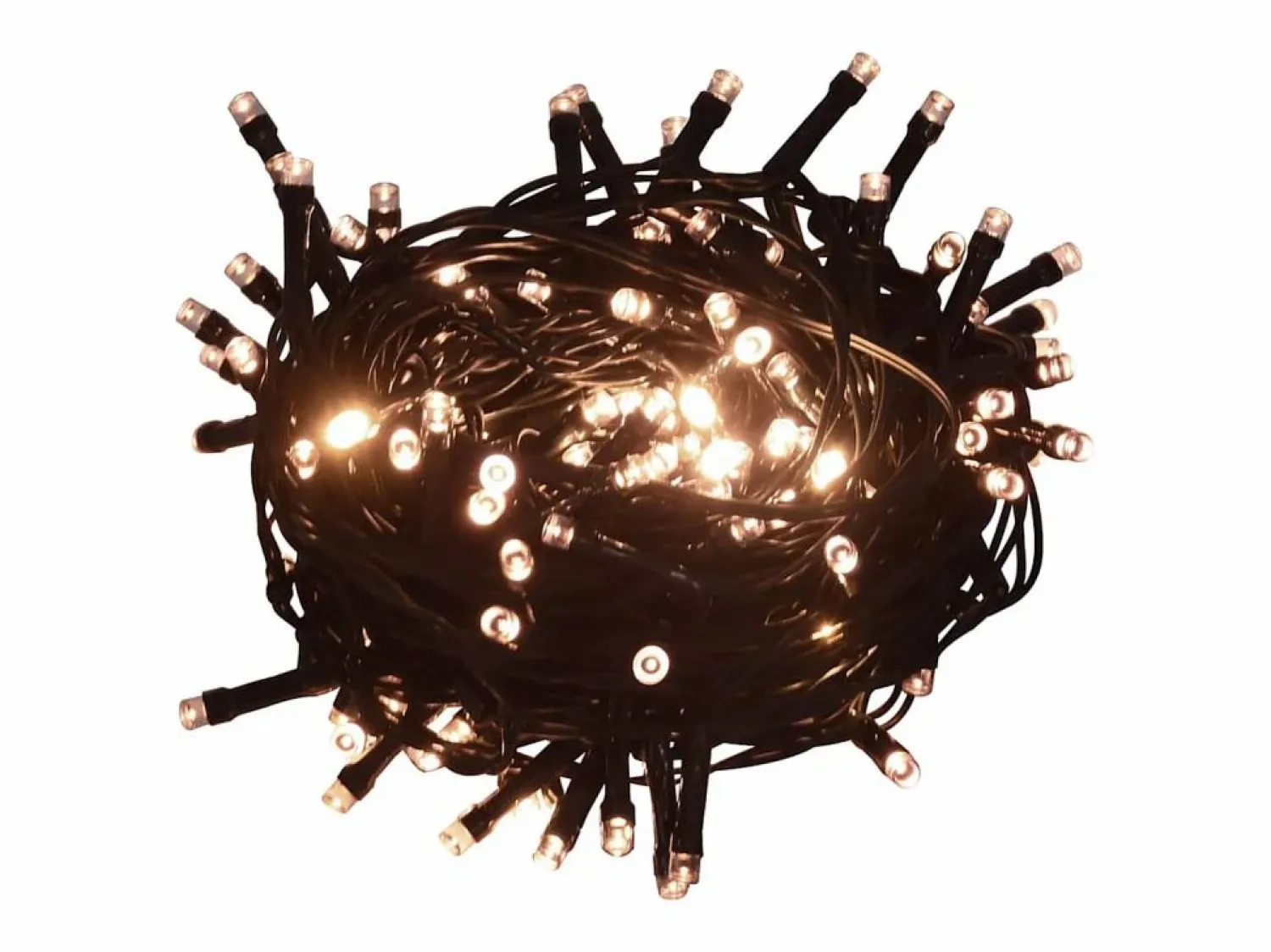 vidaxl Guirnalda Luminosa * Cadena de luces 400 LEDs 40 m 8 efectos de luz blanco cálido