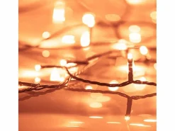 vidaxl Guirnalda Luminosa * Cadena de luces 400 LEDs 40 m 8 efectos de luz blanco cálido
