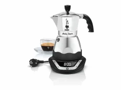 Cafetera Eléctrica Moka Timer 3T - Programable con Pantalla LED < Bialetti Discount