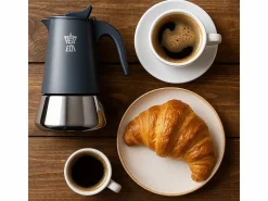 Cafetera Italiana PEZZETTI STEELEXPRESS 4 Tazas Acero Inoxidable Todos Fuegos Inducción < Outlet