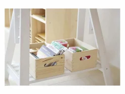 Astigarraga Cesta * Caja de madera 30 x 20 x 14 cm Beige