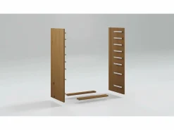 vidaxl Cajonera De Escritorio * Cajonera con ruedas MOSS madera maciza de pino Gris