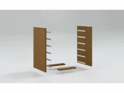 vidaxl Cajonera De Escritorio * Cajonera con ruedas MOSS madera maciza de pino Gris
