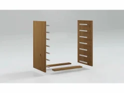 vidaxl Cajonera De Escritorio * Cajonera con ruedas y escritorio MOSS madera maciza pino Blanco
