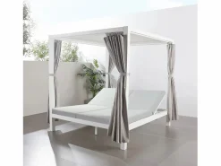 Concept-Usine Tumbona * Cama de jardín de 2 plazas CORDOUE Blanco