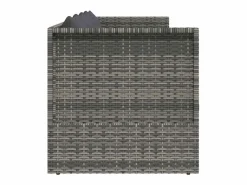 Cama de jardín 200x60 cm ratán sintético < vidaxl Discount