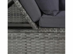 Cama de jardín 200x60 cm ratán sintético < vidaxl Discount
