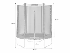Cama elástica con protección red, 180cm < Sweeek Hot