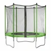 Cama elástica "Yoopi" - Ø 2,44 m - con red + escalera + funda + kit de anclaje < Habitat et jardin New