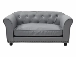 Cama para mascotas de cuero sintético - L.94 x P. 65 x A. 42 cm - - GALIAMA < Vente-unique New