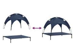 Cama para perro Azul marino xl Acero < Clicnbuy Online