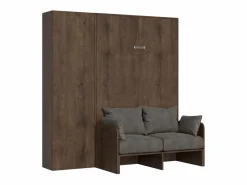 Cama abatible 120 vertical Kentaro Sofà con columna Nogal - ALESSIA 20 < ITAMOBY New