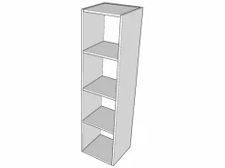 Cama abatible 120 vertical Kentaro Sofà con columna Nogal - ALESSIA 20 < ITAMOBY New