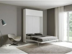 Cama abatible 160 vertical Kentaro con módulo a pared superior Fresno < ITAMOBY Sale