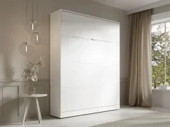 Cama abatible 160 x 200 cm apertura vertical manual con leds - RAPILI < Vente-unique Clearance