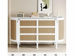 Cama abatible 140x200 cm - con compartimentos de almacenamiento - (colchón no incluido) < ModernLuxe Discount