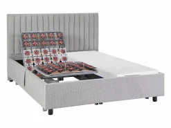 Ysmée Cama Articulada * Cama articulada eléctrica colchón de espuma con memoria de forma 2 x 80 x 200 cm SASORA Gris