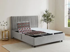 Cama articulada eléctrica somier colchón de muelles 5 zonas 2 x 70 x 190 cm ANTALISA < Ysmée Clearance