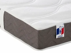 Cama articulada eléctrica somier colchón látex 3 zonas 2 x 80 x 200 cm tela TIARI < Ysmée Online