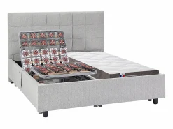 Ysmée Cama Articulada | Cama articulada eléctrica somier colchón látex 3 zonas 2 x 70 x 190 cm tela JOFAR