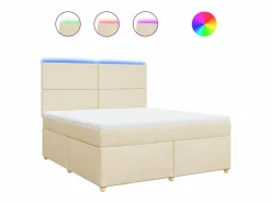 Cama box spring con colchón tela color 180x200 cm < Clicnbuy Hot