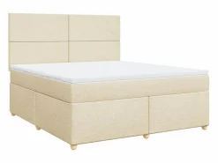 Cama box spring con colchón tela color 180x200 cm < Clicnbuy Hot