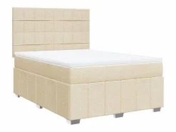 Cama box spring con colchón tela color 160x200 cm < Clicnbuy Best