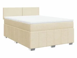 Cama box spring con colchón tela color 160x200 cm < Clicnbuy Outlet