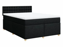 Cama box spring con colchón tela 160x200 cm < Clicnbuy Best