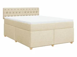 Cama box spring con colchón tela color 160x200 cm < Clicnbuy Clearance