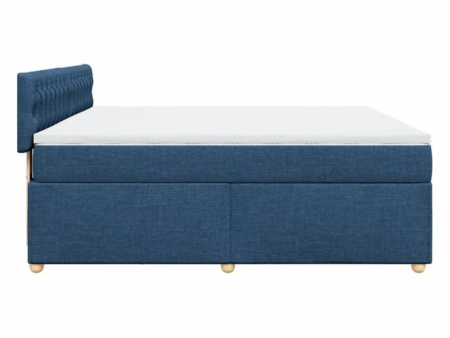 Cama box spring con colchón tela 180x200 cm < Clicnbuy