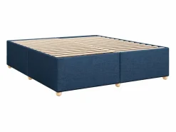 Cama box spring con colchón tela 180x200 cm < Clicnbuy