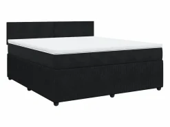 Cama box spring con colchón terciopelo 180x200 cm < Clicnbuy Online